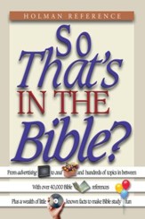 So That's in the Bible? - eBook