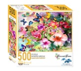 Brain Tree: Flora and Fauna Flower 500 Piece Puzzle, with Droplet Technology For Anti Glare & Soft Touch