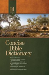 Holman Concise Bible Dictionary - eBook