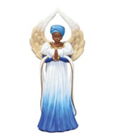 Serenity Angel Figurine, Blue
