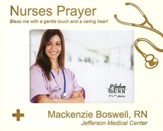 Personalized, Photo Frame, Nurses Prayer, 5x7, White