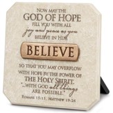 Believe Plaque, Bronze Bar