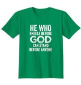 He Who Kneels Before God, Shirt, Irish Green, 3X-Large