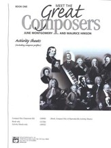 Meet the Great Composers, Book 1 Activity Sheets