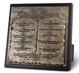 Ten Commandments Sculpture Plaque