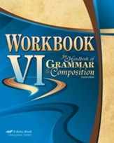 Abeka Workbook VI for Handbook of Grammar & Composition