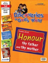 Discoveries in God's Word Primary (Grades 1-2) Memory Verse Visuals