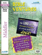 Bible Ventures Middler (grades 3-4) Memory Verse Visuals (Spring Quarter)