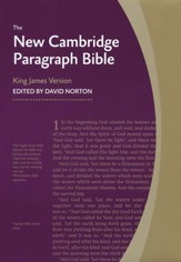 New Cambridge Paragraph Bible, Personal Size, Hardcover, blue
