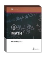 Lifepac Math, Grade 9 (Algebra I), Workbook Set