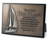 I Know the Plans Plaque, Sailboat