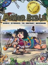Power Bible: Bible Stories to Impart Wisdom, # 4 - David, Israel's Great King - Slightly Imperfect