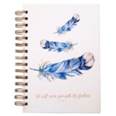 He Will Cover You With His Feathers Spiral-bound Journal
