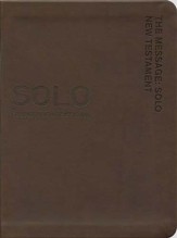 The Message Remix Solo New Testament, Brown Imitation Leather - Slightly Imperfect