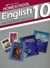 Abeka Homeschool English 10 Parent Guide/Student Daily  Lessons