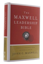 NKJV Comfort Print Maxwell Leadership Bible, Third Edition, Hardcover