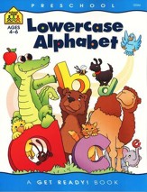 General Learning-Lowercase Alphabet, Preschool Get Ready Workbooks