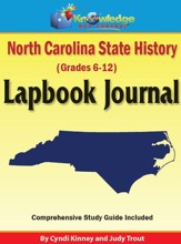 North Carolina State History Lapbook Journal - PDF Download [Download]