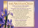 Catholic: Apostles Creed - Laminated Poster