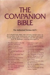 KJV Companion Bible, Bonded leather, burgundy