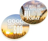 Good Morning This is God, Car Coasters, Set of 2