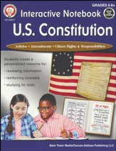 Interactive Notebook: U.S. Constitution, Grades 5 - 12