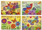 Thinking of You, Watercolor Garden Cards, Box of 12