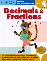Kumon Grade Decimals & Fractions, Grade 5