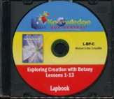 Apologia Exploring Creation with Botany Package Lessons 1-13  Lapbook PDF CD-ROM