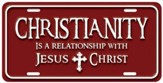 Christianity 2 License Plate