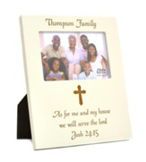Personalized, Photo Frame, 4x6, As For Me, White