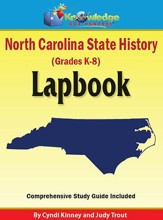 North Carolina State History Lapbook (Printed)