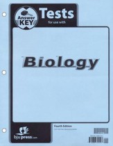 BJU Press Biology Grade 10 Test Pack Answer Key, Fourth Edition