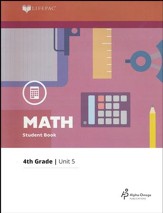 Lifepac Math Grade 4 Unit 5: Division, Measurements