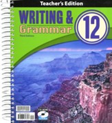 BJU Press Writing & Grammar  Teacher's Edition, Grade 12, 3rd Edition