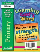 Learning God's Word Primary (Grades 1-2) Mini Memory Verse Cards