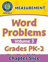 Measurement: Word Problems Vol. 3 Gr. PK-2 - PDF Download [Download]