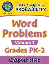 Data Analysis & Probability: Word Problems Vol. 1 Gr. PK-2 - PDF Download [Download]