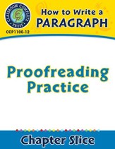 How to Write a Paragraph: Proofreading Practice - PDF Download [Download]