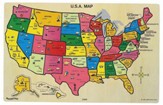 U.S.A. Map Puzzle