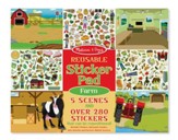 Farm, Reusable Sticker Pad