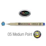 PIGMA Micron 05, Medium Bible Note Pen/Underliner, Blue