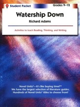 Watership Down, Novel Units Student Packet, Grades 9-12