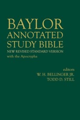 NRSV Baylor Annotated Study Bible with the Apocrypha,  Hardcover