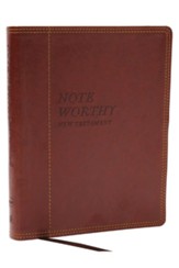 NKJV NoteWorthy New Testament,  Comfort Print--soft leather-look, brown