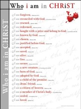 Who I Am in Christ Laminated Wall Chart