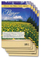 What the Bible Says About Prayer Pamphlet - 5 Pack