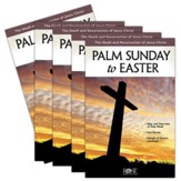 Palm Sunday to Easter Pamphlet - 5 pack