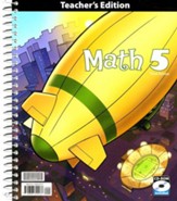 BJU Press Math 5 Teacher's Edition,  (Third Edition)