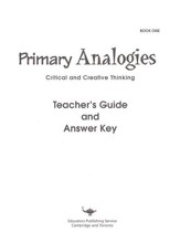 Primary Analogies, Book 1, Teacher's Guide (Homeschool  Edition)